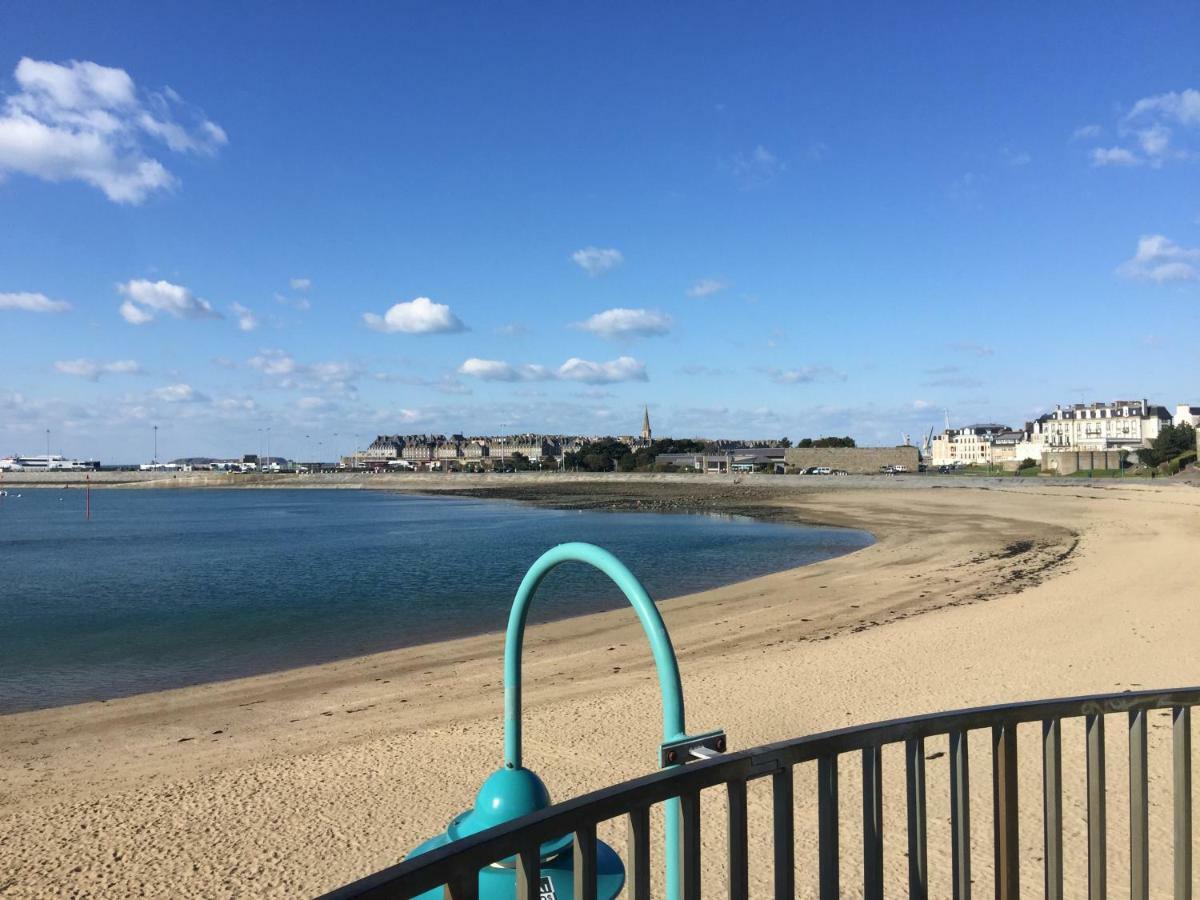 Studio Bord De Plage Des Bas Sablons Saint Malo Esterno foto